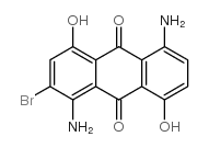 1,5-diaminobromo-4,8-dihydroxyanthraquinone structure