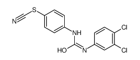 [4-[(3,4-dichlorophenyl)carbamoylamino]phenyl] thiocyanate Structure