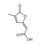 2-Methyl-4-carboxymethylenbut-2-en-4-olide结构式