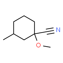Cyclohexanecarbonitrile, 1-methoxy-3-methyl- (9CI)结构式