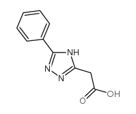 (5-PHENYL-4H-[1,2,4]TRIAZOL-3-YL)ACETIC ACID structure