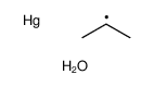 propan-2-ylmercury,hydrate Structure