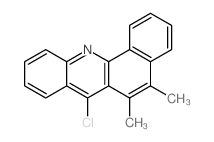 7-Chloro-5,6-dimethylbenz(c)acridine结构式