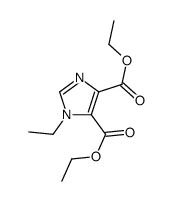 diethyl 1-ethylimidazole-4,5-dicarboxylate Structure