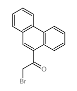 2-bromo-1-phenanthren-9-yl-ethanone结构式
