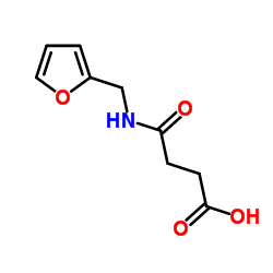4-[(2-Furylmethyl)amino]-4-oxobutanoic acid结构式