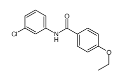 N-(3-Chlorophenyl)-4-ethoxybenzamide结构式