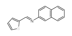 2-Naphthalenamine,N-(2-thienylmethylene)-结构式