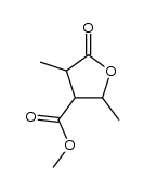 2,4-dimethyl-3-(methoxycarbonyl)-γ-butyrolactone结构式