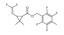 4-methyl-2,3,5,6-tetrafluorobenzyl-2,2-dimethyl-3-(2,2-difluorovinyl)cyclopropane carboxylate Structure