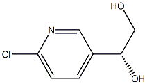 (R)-1-(6-Chloro-,pyridin-3-yl)-ethane-1,2-diol结构式