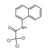 2,2,2-trichloro-N-(naphthalen-1-yl)acetamide结构式