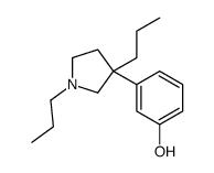 3-(1,3-dipropylpyrrolidin-3-yl)phenol结构式