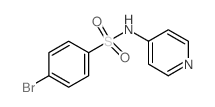 4-Bromo-N-(4-pyridyl)benzenesulfonamide Structure