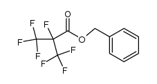 benzyl 2,3,3,3-tetrafluoro-2-(trifluoromethyl)propanoate Structure