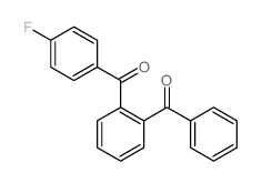 (2-benzoylphenyl)-(4-fluorophenyl)methanone结构式
