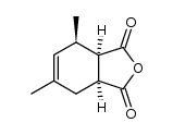 3c,5-dimethyl-cyclohex-4-ene-1r,2c-dicarboxylic acid-anhydride结构式