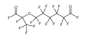 Perfluoro-2-methyl-3-oxa-1,9-nonanedioyl acid difluoride Structure