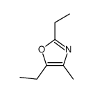 2,5-diethyl-4-methyloxazole Structure