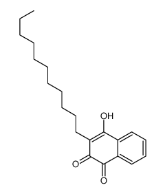 4-hydroxy-3-undecylnaphthalene-1,2-dione Structure