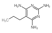 5-propylpyrimidine-2,4,6-triamine结构式