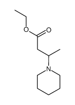 (+/-)-ethyl 3-piperidinobutanoate Structure