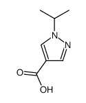 1-异丙基-1H-吡唑-4-羧酸结构式