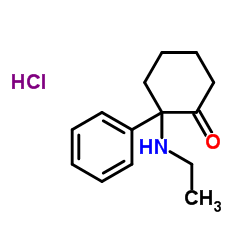 deschloro-N-ethyl-Ketamine (hydrochloride) structure