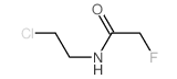 N-(2-chloroethyl)-2-fluoro-acetamide structure
