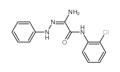 2-amino-N-(2-chlorophenyl)-2-(phenylhydrazinylidene)acetamide Structure