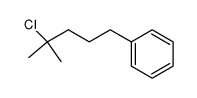 (4-Chloro-4-methyl-5-pentyl)benzene Structure
