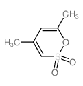 1,2-Oxathiin, 4,6-dimethyl-, 2,2-dioxide structure