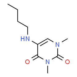 2,4(1H,3H)-Pyrimidinedione, 5-(butylamino)-1,3-dimethyl- (9CI) structure