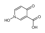 3-Pyridinecarboxylic acid, 1,4-dihydro-1-hydroxy-4-oxo- (9CI)结构式