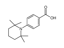 4-(2,2,6,6-tetramethylpiperidin-1-yl)benzoic acid Structure