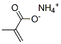 azanium 2-methylprop-2-enoate结构式