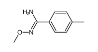 N'-methoxy-4-methylbenzimidamide Structure