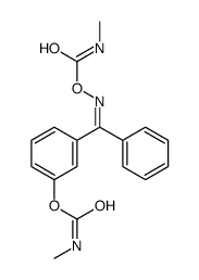 [3-[(Z)-N-(methylcarbamoyloxy)-C-phenylcarbonimidoyl]phenyl] N-methylcarbamate Structure