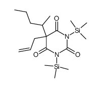 5-(1-Methylbutyl)-5-(2-propenyl)-1,3-bis(trimethylsilyl)-2,4,6(1H,3H,5H)-pyrimidinetrione Structure