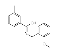 N-[(2-methoxyphenyl)methyl]-3-methylbenzamide结构式