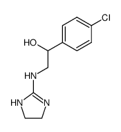 1-(4-chloro-phenyl)-2-(4,5-dihydro-1H-imidazol-2-ylamino)-ethanol Structure