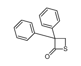 3,3-diphenylthietan-2-one结构式