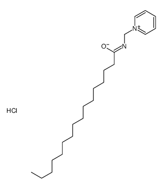 N-(pyridin-1-ium-1-ylmethyl)hexadecanamide,chloride结构式