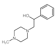 1-Piperazineethanol,4-methyl-a-phenyl-结构式