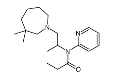 N-[1-(3,3-dimethylazepan-1-yl)propan-2-yl]-N-pyridin-2-ylpropanamide Structure