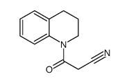 Quinoline, 1-(cyanoacetyl)-1,2,3,4-tetrahydro- (9CI) structure