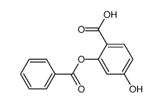 2-(benzoyloxy)-4-hydroxybenzoic acid Structure