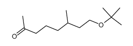 8-tert-butoxy-6-methyl-octan-2-one Structure