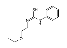 1-(2-ethoxyethyl)-3-phenylthiourea Structure