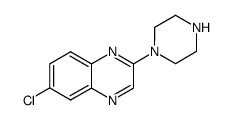 6-chloro-2-piperazin-1-yl-quinoxaline Structure